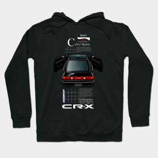 CRX CIVIC JDM ARTWORK BLACK Hoodie